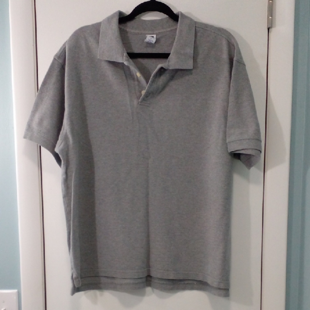GAP Gray Polo Shirt Versatile Cotton Blend